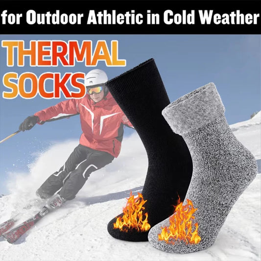 2 Pairs Pack Winter Thermal Socks For Men