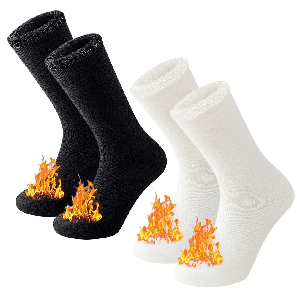 2 Pairs Pack Winter Thermal Socks For Men