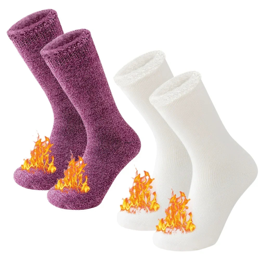 2 Pairs Pack Winter Thermal Socks For Men