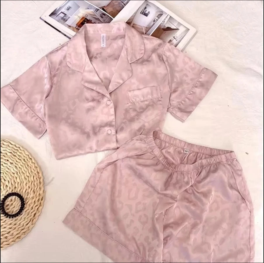 Satin Womens Pajama Set